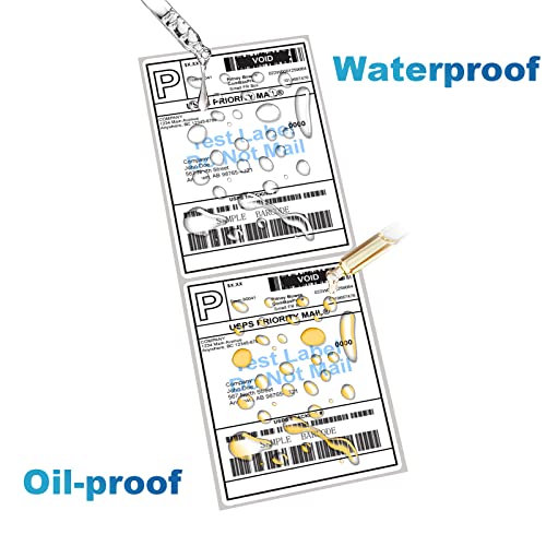 9527 Product Fanfold 4 x 6 Direct Thermal Labels White Perforated Shipping Labels, 1000 Label per Stack,1 Stack - Image 5