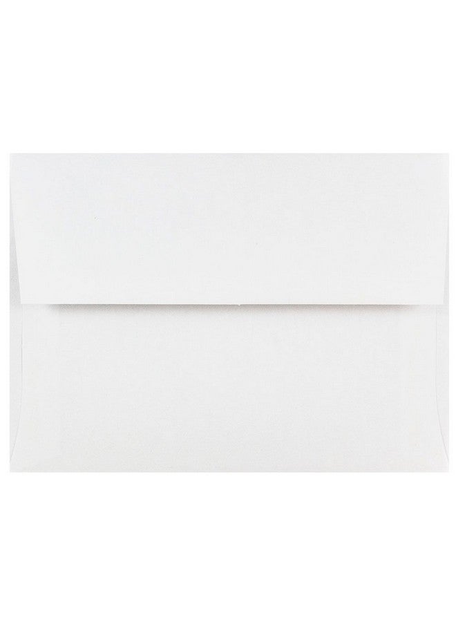 جام بايبر مظاريف دعوة A6 من JAM PAPER - 4 3/4 × 6 1/2 - بيضاء - 50/عبوة - Image 1