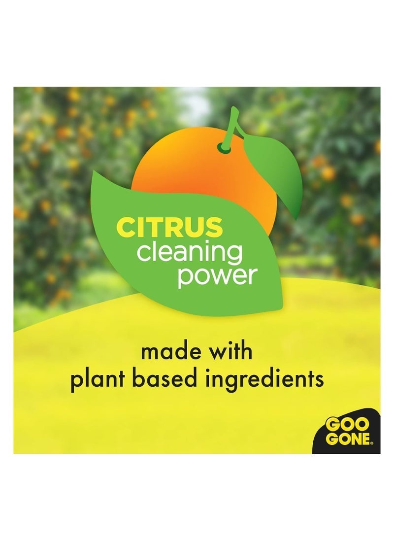 Goo Gone - 2087 Citrus Adhesive Remover – Powerful Yellow Formula, 237 ml (8 oz) – Removes Stickers, Labels, Grease, and Residue - Image 1