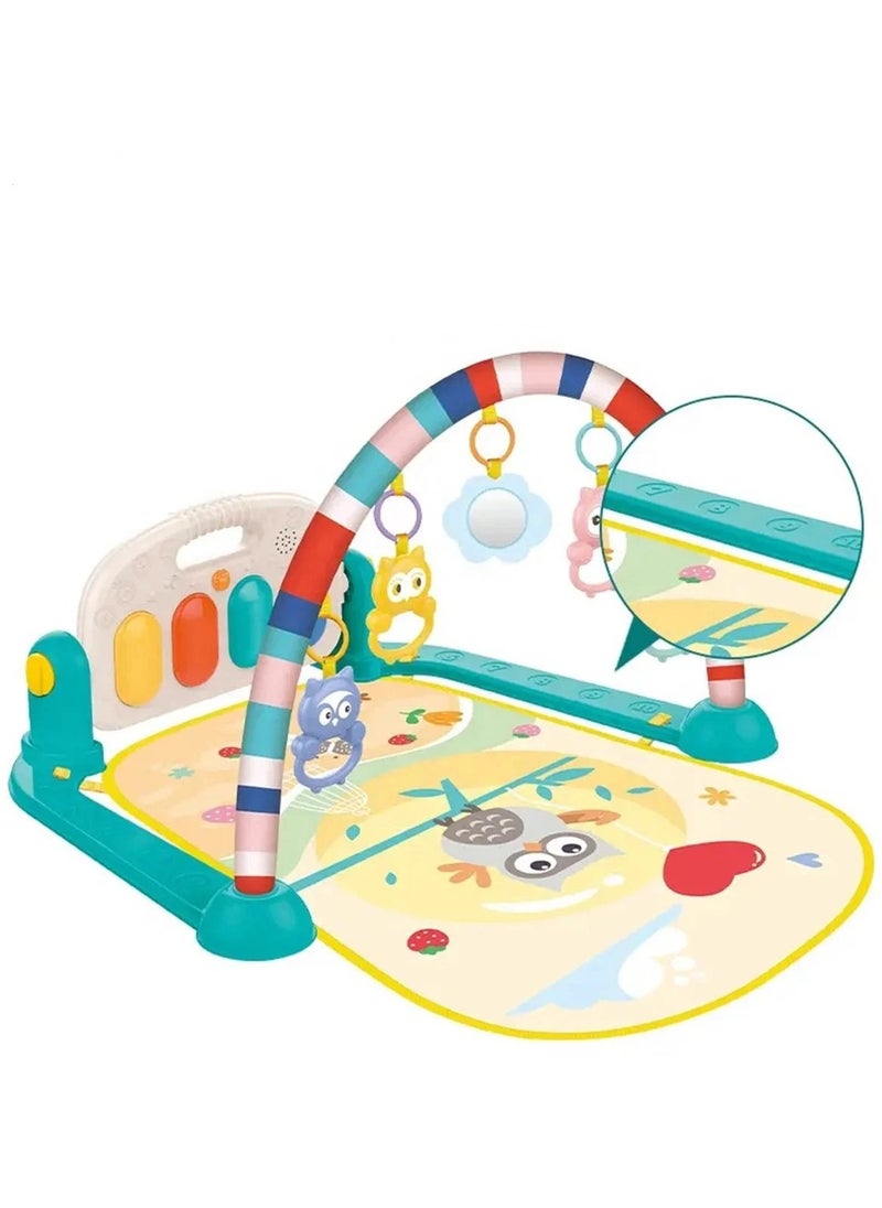 Baby Play Mat with Hanging Toys and Piano