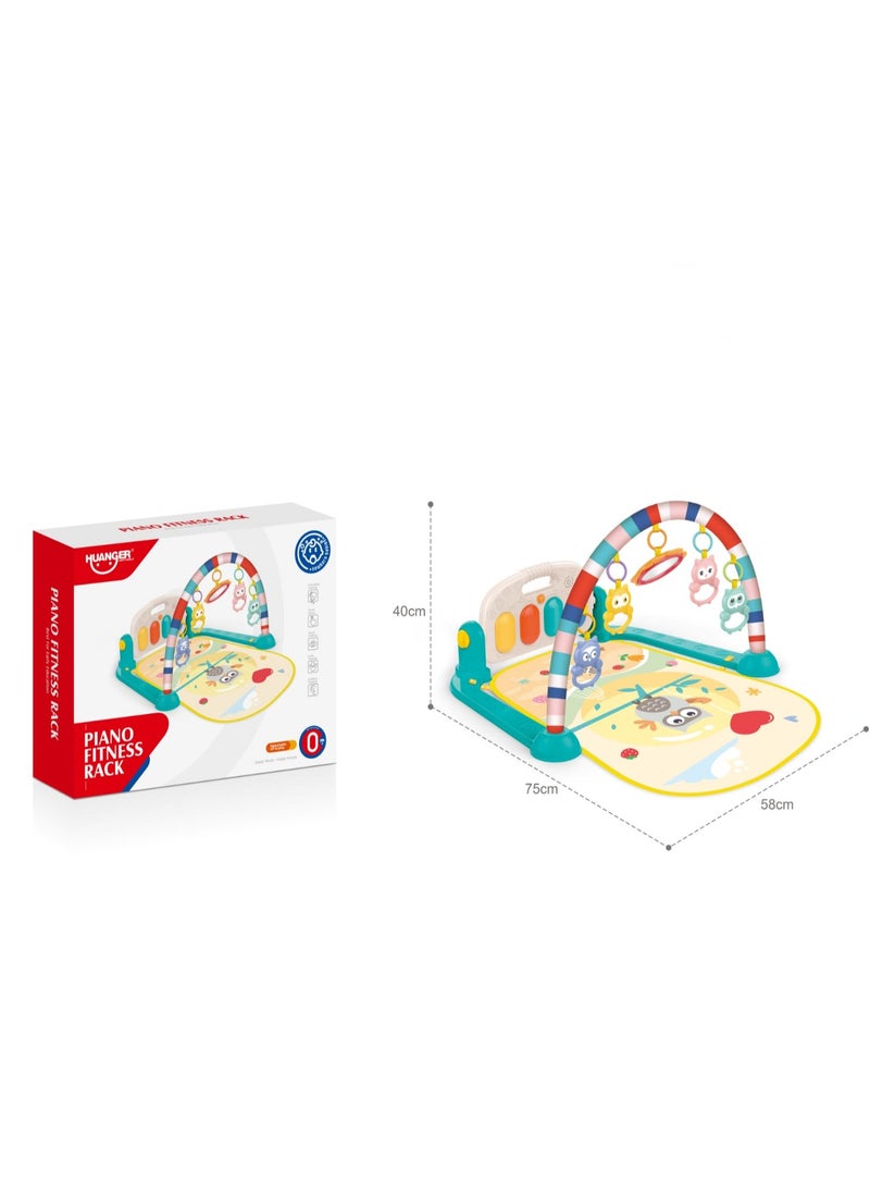 Baby Play Mat with Hanging Toys and Piano