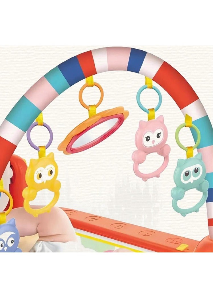 HUANGER - Baby Play Mat with Hanging Toys and Piano - Image 1