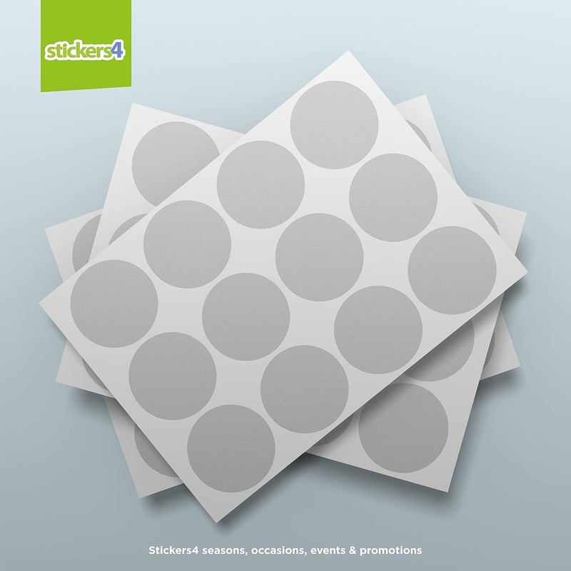 Stickers4 60 × نوافذ أمان زجاجية محفورة للزجاج - ملصقات توعية زجاجية دائرية مقاس 50 مم لأبواب الفناء، والألواح الزجاجية، والأبواب، والشرفات، وأبواب الدش، والفواصل الزجاجية - Image 5