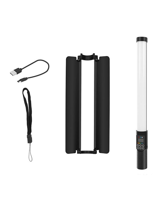 Handheld RGB Light Tube LED Video Light Wand with Barndoor 3000K-6500K Dimmable 18 Lighting Effects Built-in Battery for Vlog Live Streaming Product Portrait Photography - pzsku/ZF6106E8198C2636FACFBZ/45/_/1694513237/fa5403d7-6b64-44b5-add6-acdda930a0f6