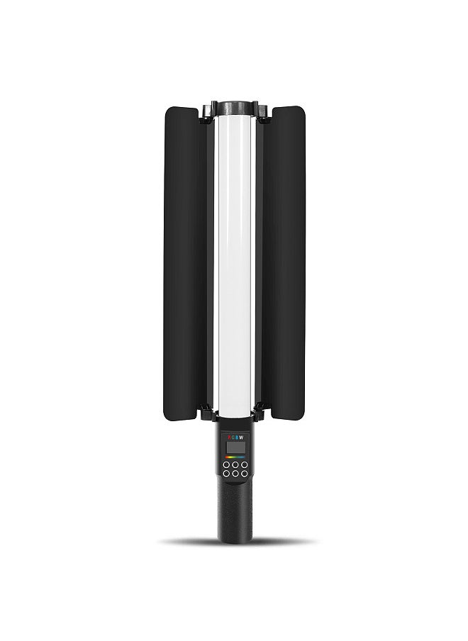 Handheld RGB Light Tube LED Video Light Wand with Barndoor 3000K-6500K Dimmable 18 Lighting Effects Built-in Battery for Vlog Live Streaming Product Portrait Photography - pzsku/ZF6106E8198C2636FACFBZ/45/_/1694513244/f9594869-7ebe-434d-a6a2-ec050d2e75d3