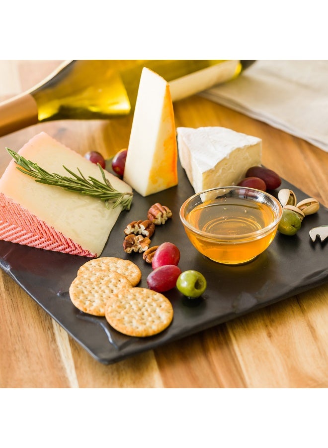 Restaurantware أوعية تحضير صغيرة سعة 3 أونصات، 6 أكواب صلصة زجاجية خالية من الرصاص - قاعدة ثقيلة، قابلة للتكديس، وعاء زجاجي صغير شفاف للصلصات، آمنة للغسالة، للمكونات أو الصلصات - Image 3