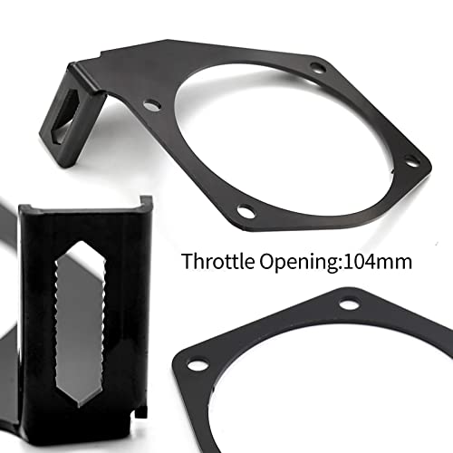 EATAKWARD 4-Bolt Throttle Cable Bracket Intakes 92MM-102MM Throttle Cable Bracket Replaces# 81012/81042 / 81001/81002 / 81003/81007 / 81043/81044 - Image 3