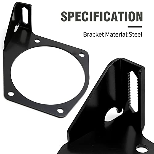 EATAKWARD 4-Bolt Throttle Cable Bracket Intakes 92MM-102MM Throttle Cable Bracket Replaces# 81012/81042 / 81001/81002 / 81003/81007 / 81043/81044 - Image 4