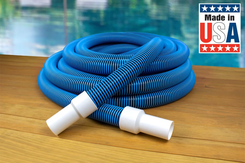 Poolmaster Manual Pool Vacuum Hose, 40 Ft x 1-1/2â€ for Inground & Above Ground Pools, Not for Automatic Cleaners, Kink-Free, Heavy Duty Pool Cleaner Hose with Swivel Cuff â€“ Made in USA - Image 3