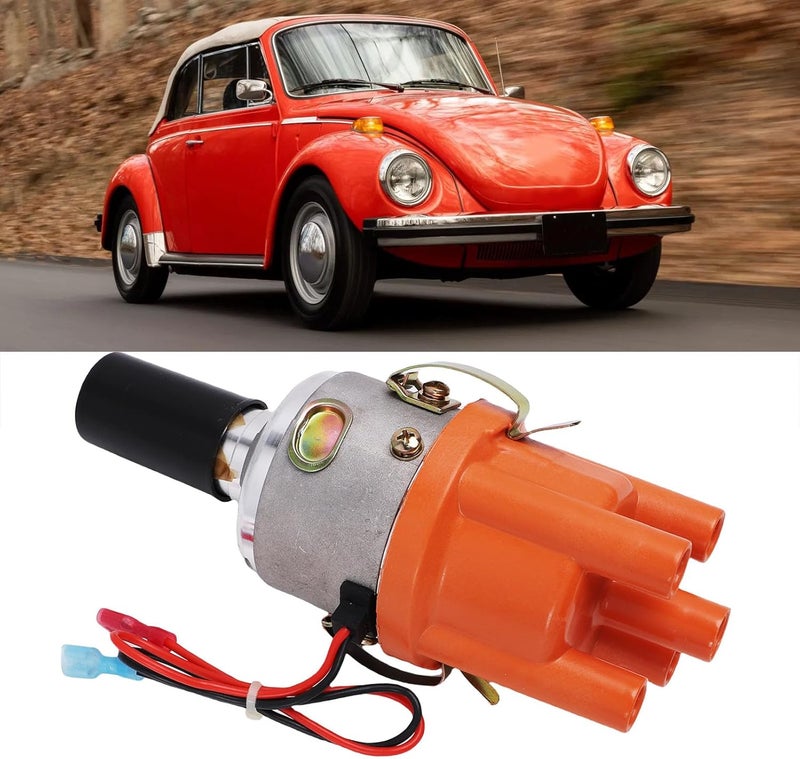 Trendy natural tone options Centrifugal Distributor Electronic Ignition Heavy Duty Metal Compatible with Ghia Fastback Squareback 411 412 Thing 1956 1974 OEM 0231178009EL 0231178003 Temp fluctuation resistant crafted quality - Image 4