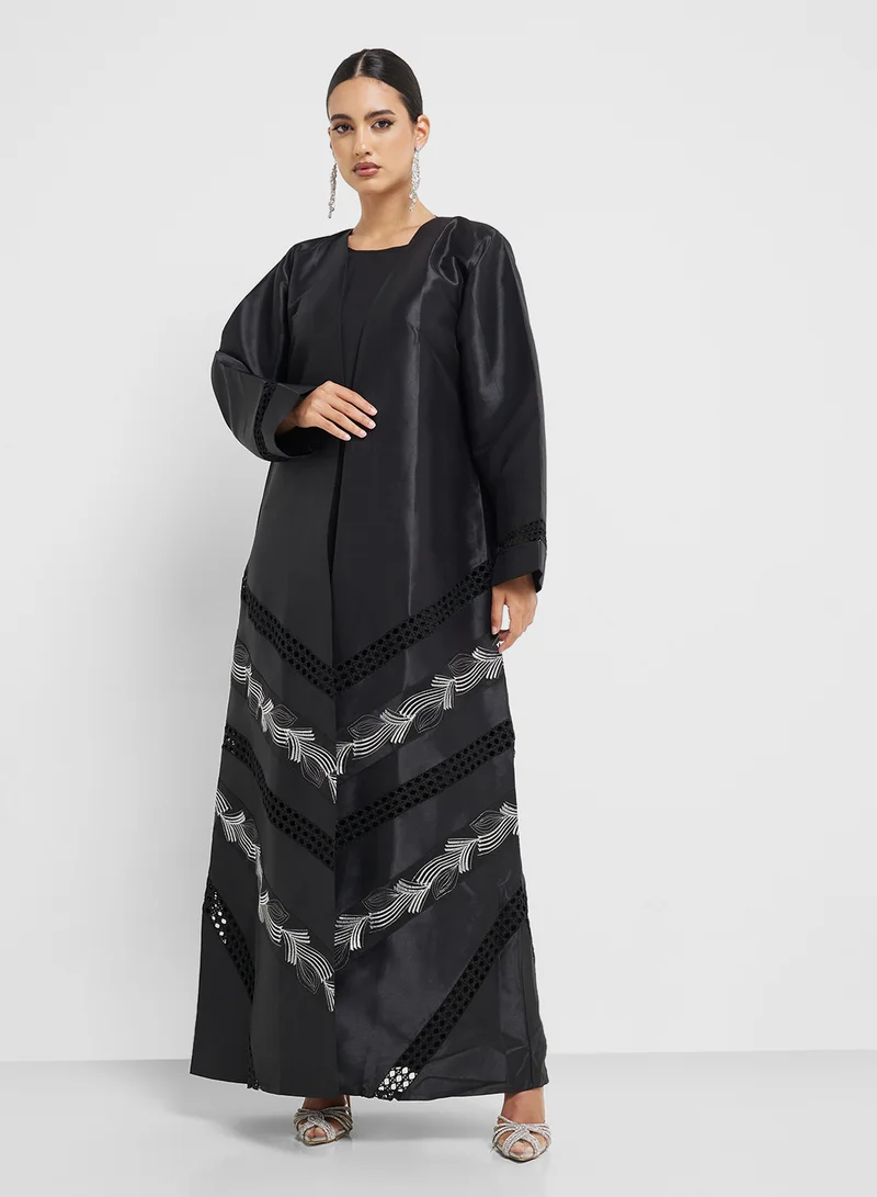 hayas closet Embroidered Black with Sheila