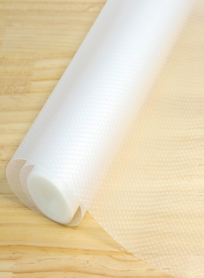 MBSRITY Shelf Liner for Kitchen Cabinets 16 Inch Wide X 20 Ft Non Adhesive Cabinet Drawer Liners Non Slip Waterproof Strong Grip Clear Closet Pantry Shelf Liner Cupboard Refrigerator Bathroom Drawer Mat - Image 1