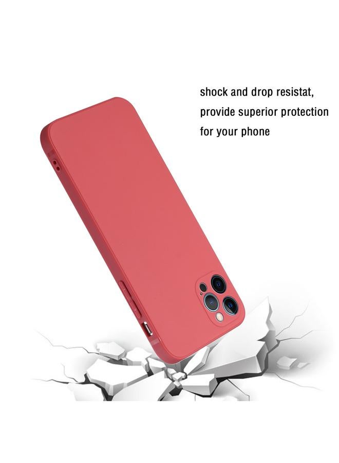 S-TOP Case For iPhone 12 Pro Max Straight Edge Solid Color TPU Shockproof Case - Image 3