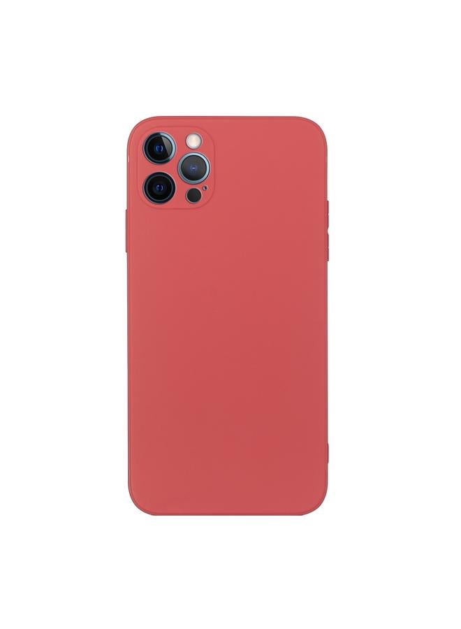 S-TOP Case For iPhone 12 Pro Max Straight Edge Solid Color TPU Shockproof Case - Image 1