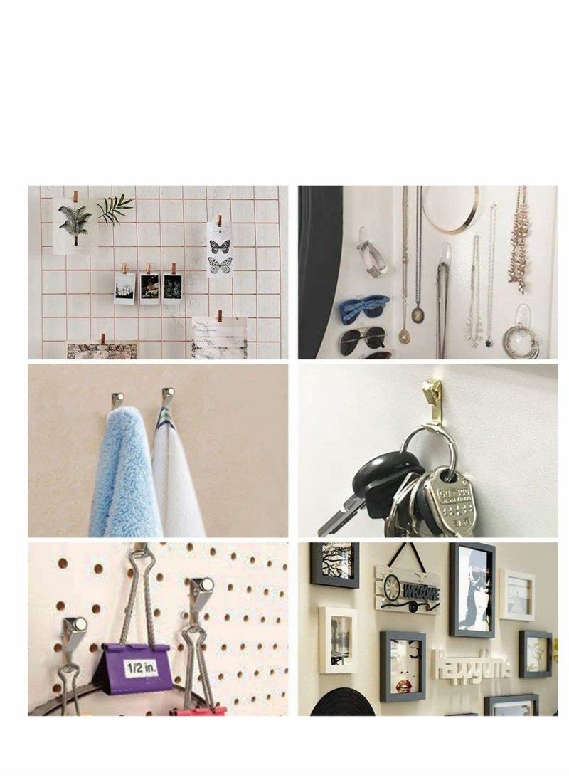 Wall Hook, 30lbs Picture Hangers, Professional Photo Frame Hooks, Heavy Duty Picture Hanging Kit on Wooden Drywall Hanging Solution Hardware - Image 4