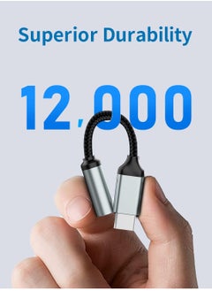 SYOSI محول سماعة رأس USB C إلى مقبس صوت 3.5 مم، كابل محول صوت رقمي من النوع C ذكر إلى 3.5 مم، كابل مضفر HiFi DAC لهاتف Samsung Galaxy S22 S21 iPhone 15 14 13 iPad MacBook Pixel 5 6 XL  - Image 4