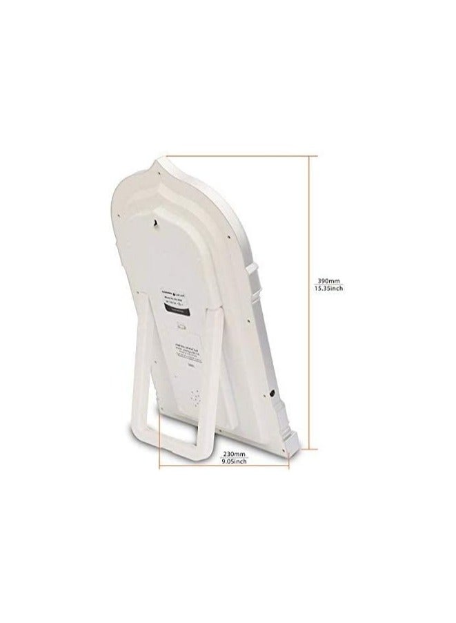 الحرمين ساعة أذان الحرمين ساعة صلاة ساعة حائط قراءة للمنزل و المكتب المسجد ساعة أذان رقمية ساعة مزخرفة بلاستيك ذهبي - Image 4