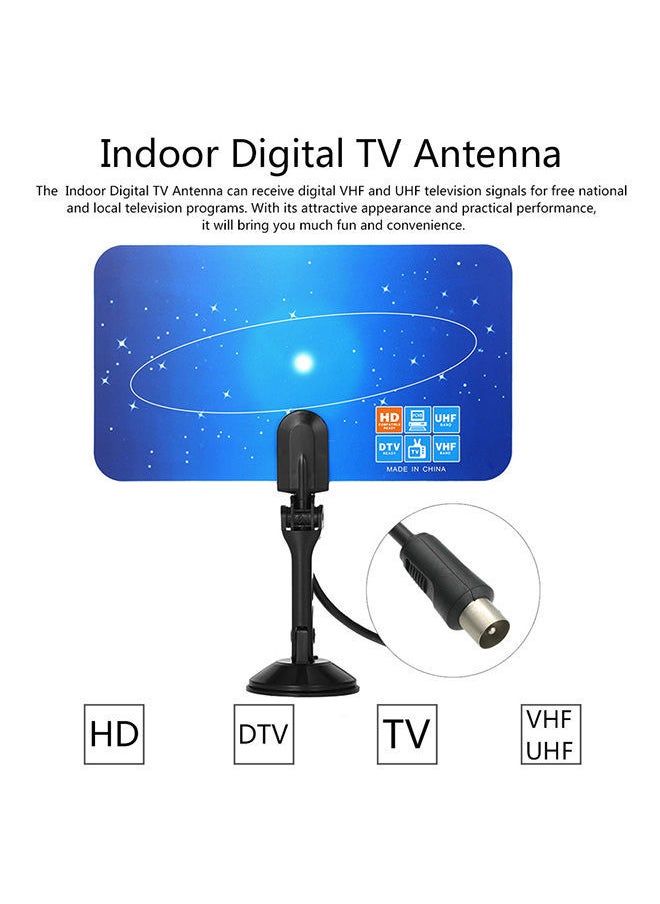 NIBEMINENT Indoor Digital TV Antenna PAL Standard 1080p Analog Blue  - Image 3