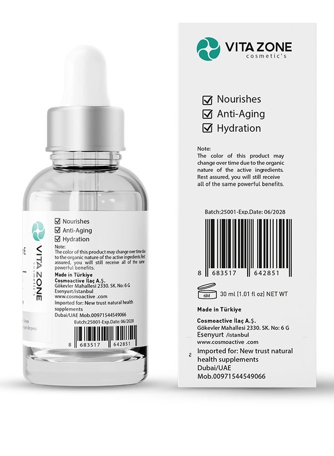 VITA ZONE Eclat Vitamin E Serum – Hydrating, Firming & Antioxidant Care (30 ml) - Image 2