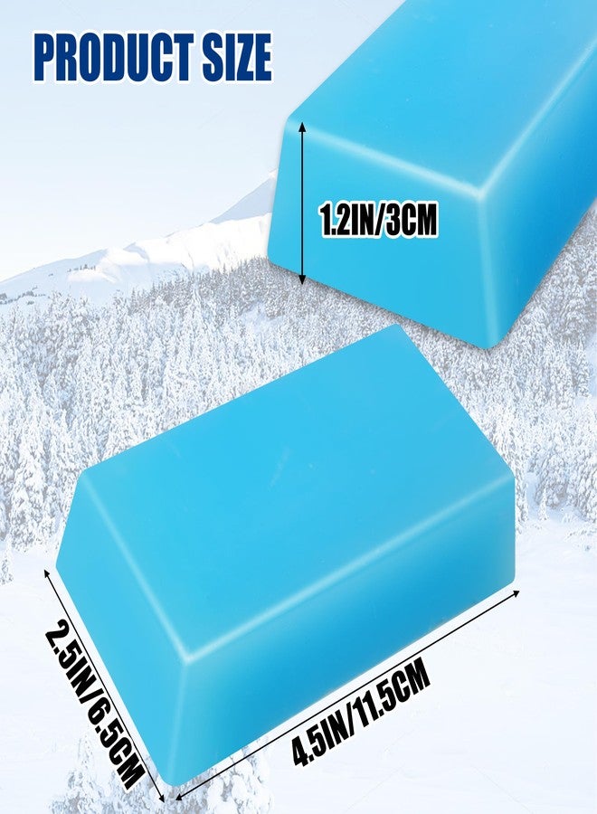 SFNSM 2Pcs Snowboard and Ski Wax, Ski and Snowboard Racing Wax Universal Snow Block Wax Snowboarding Wax for Protecting The Ski and Snowboard Accessories - Image 3