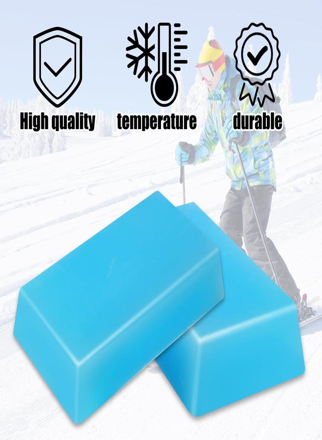 SFNSM 2Pcs Snowboard and Ski Wax, Ski and Snowboard Racing Wax Universal Snow Block Wax Snowboarding Wax for Protecting The Ski and Snowboard Accessories - Image 5