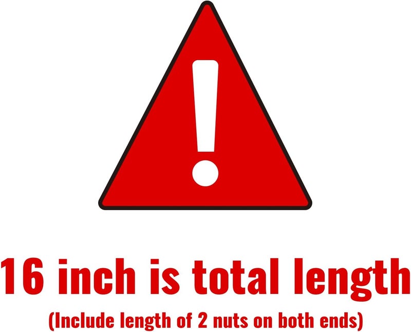 SUNGATOR (2 Pack) 16 Inch Faucet Supply Lines, 3/8" Female Comp Thread x 1/2" FIP Thread Sink Hose, 16" Stainless Steel Braided Faucet Supply Line for Bathroom, with 2 Wrenches and 1 Sealing Tape - Image 2