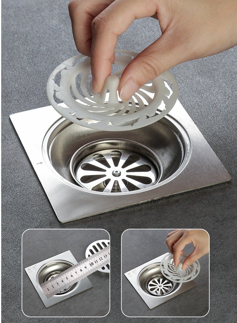 25 قطعة سدادة شعر شبكية لصرف مياه الاستحمام يمكن التخلص منها - Image 2