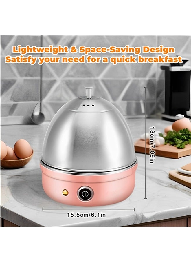 بيوينتي مطبخ البيض الكهربائي,304 فولاذ المقاوم للصدأ غلاية البيض السريعة مع إغلاق التلقائي,7 سعة البيض مطبخ البيض الكهربائي متعدد الوظائف للصعب المغلي,البيض البخاري,الخضروات والقعصير (الوردي) - Image 4