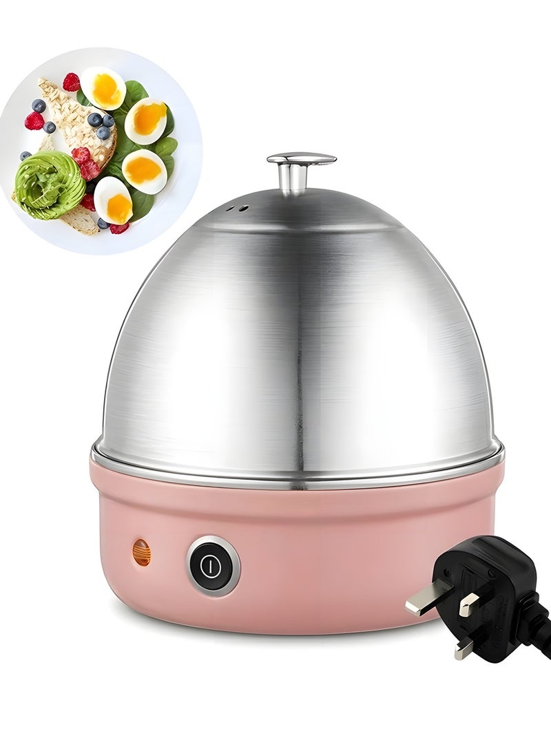 بيوينتي مطبخ البيض الكهربائي,304 فولاذ المقاوم للصدأ غلاية البيض السريعة مع إغلاق التلقائي,7 سعة البيض مطبخ البيض الكهربائي متعدد الوظائف للصعب المغلي,البيض البخاري,الخضروات والقعصير (الوردي) - Image 1