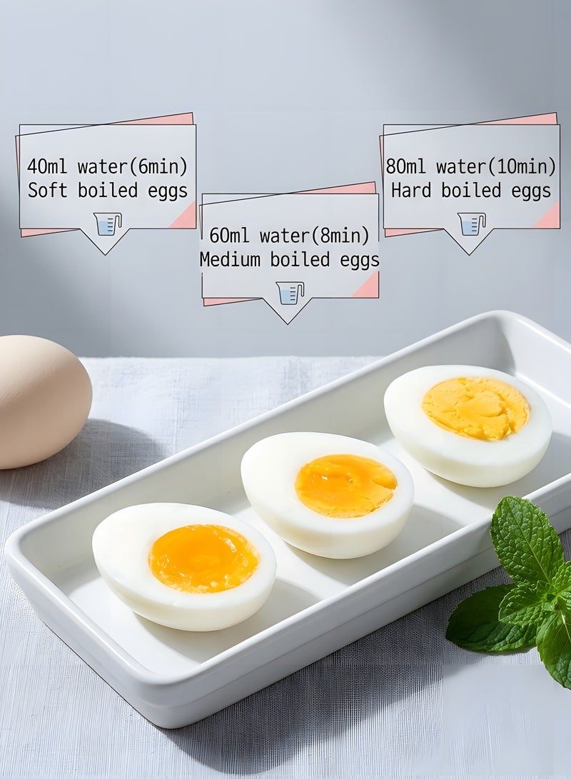 بيوينتي مطبخ البيض الكهربائي,304 فولاذ المقاوم للصدأ غلاية البيض السريعة مع إغلاق التلقائي,7 سعة البيض مطبخ البيض الكهربائي متعدد الوظائف للصعب المغلي,البيض البخاري,الخضروات والقعصير (الوردي) - Image 5