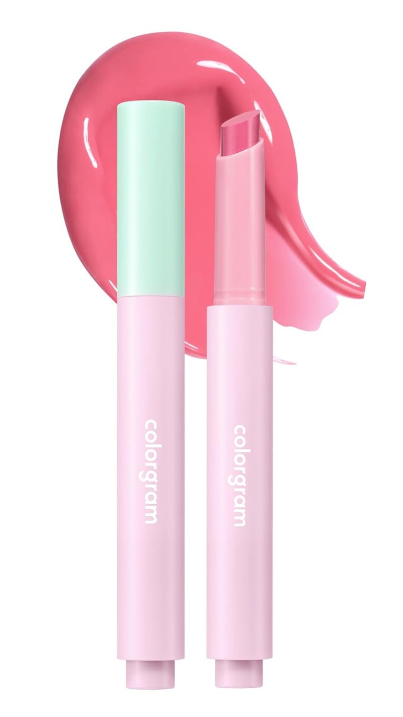 COLORGRAM Fruity Glass Stick 01 ENDEARING FIG  LongLasting Juicy Lip Tint with Radiant Glossy Finish  Melting Syrupy Texture for Vibrant Hydrated Lips  NonSticky Shine