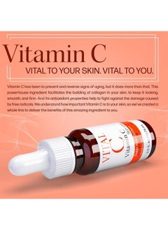 Vital C Vitamin C Serum for Eyes | Light Moisturizer | Skin Firming | Boosts Collagen | Vitamin C Skin Care Super Anti Oxidant Eye Lift Serum, 0.5 Fl Oz (2 Pack) - pzsku/ZF611B66BBA4126F3E2C7Z/45/_/1691066632/39dfaa68-26ee-490d-8121-d0bcc18d8e70