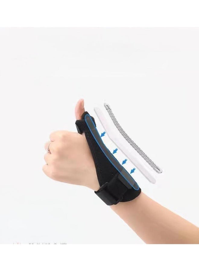 Finger Splint and pinky Splint Support for Trigger Finger boxer's Fracture Finger Fracture Tendonitis Metacarpal Fracture Sprains Fits Both Left and Right Hand - Image 1