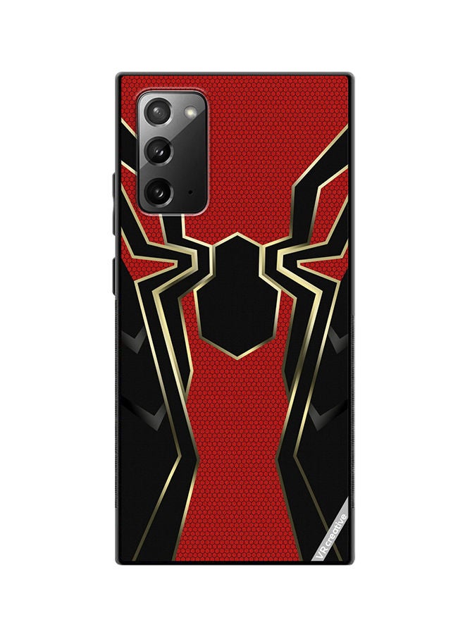 VR CREATIVE Protective Case Cover For Samsung Galaxy Note20 5G Spiderman Vector Design Multicolour - Image 1