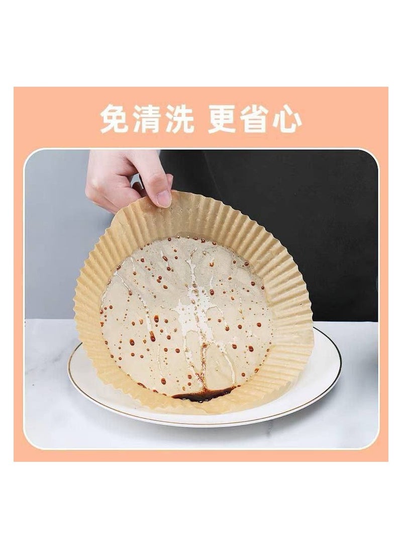 Air fryer paper is the same material as butter paper, but in the shape of a plate. You use it in the air fryer to protect it from grease and food residue. z - Image 4
