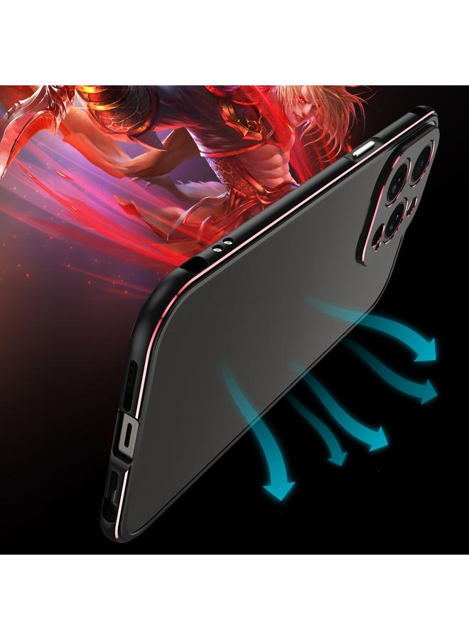 S-TOP Case For iPhone 15 Pro Max Aurora Series Lens Protector + Metal Frame Phone Case - Image 5