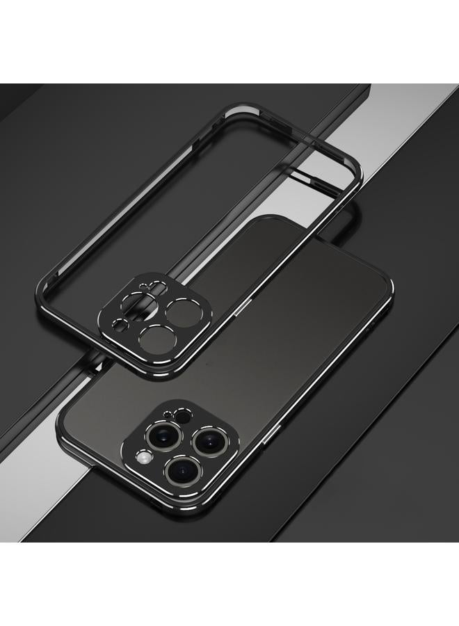 S-TOP Case For iPhone 15 Pro Max Aurora Series Lens Protector + Metal Frame Phone Case - Image 1