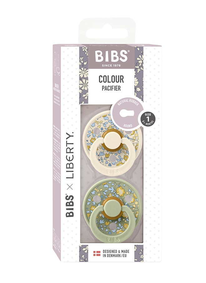 BIBS - حزمة 2 من إيلويز لاتكس بحجم 1 من X ليبرتي كلر - Image 1