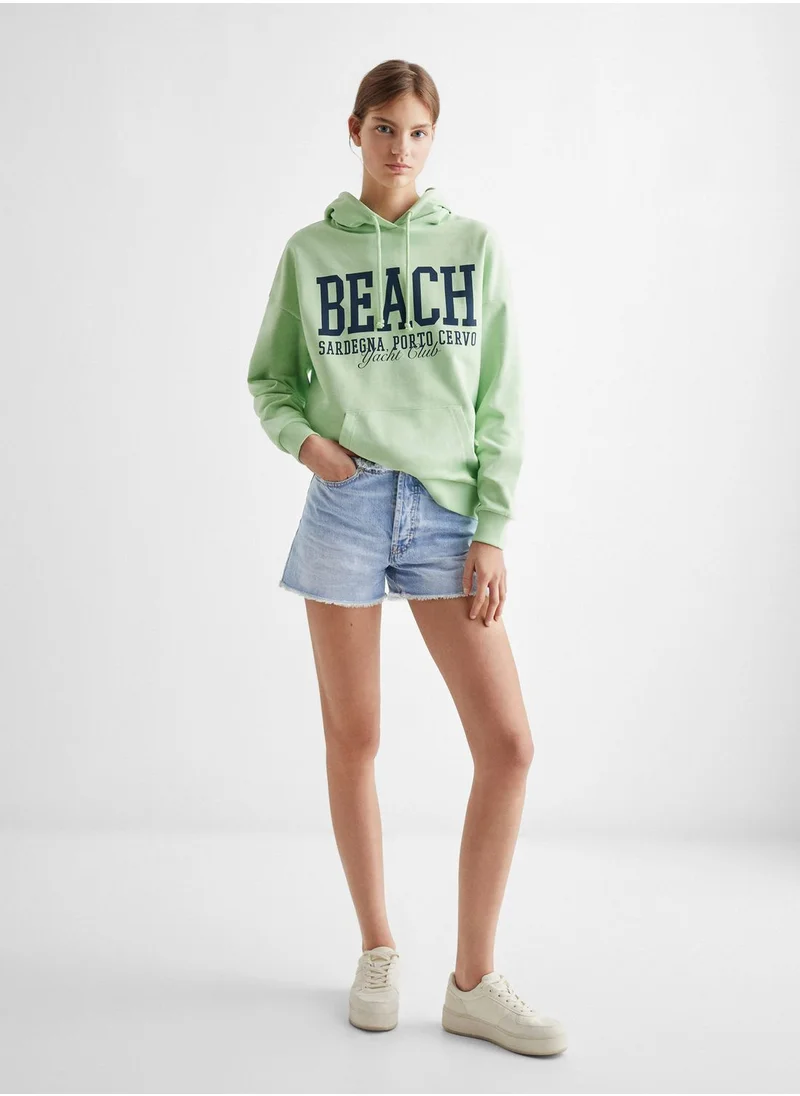 MANGO Kids Denim Shorts
