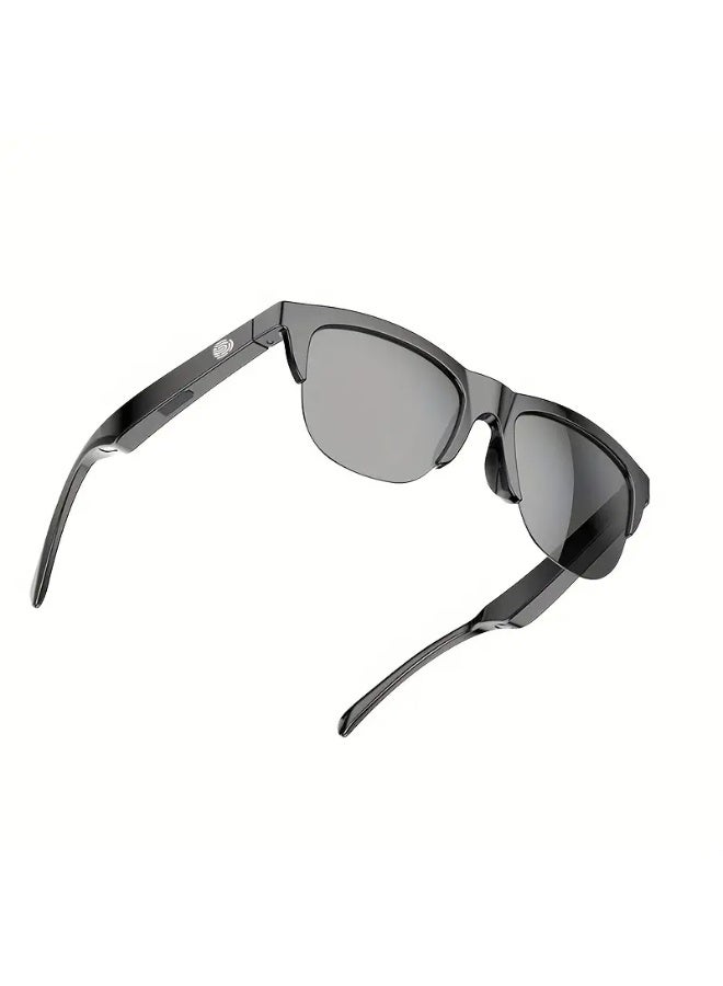 Smart Wireless V5.3 Glasses – Bluetooth Audio Sunglasses with Open-Ear Speakers, Hands-Free Calling  UV Protection – Multifunctional Smart Glasses for Outdoor  Daily Use - Image 1