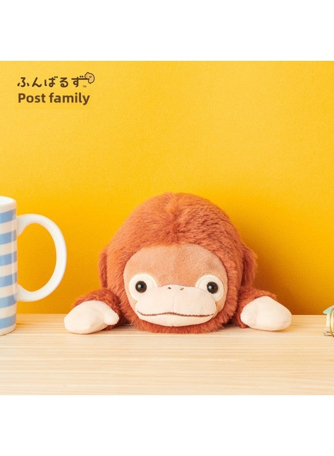 ملصق SonnyAngel Family Doll Sloth Lazy Office Anti-Hunchback Plush Doll Gift عيد ميلاد - المواصفات: ملصق Family Doll-اللون: ملصق Orangutan - Image 1