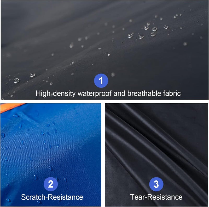 Molebt SUV Car Cover Waterproof All Weather for Automobiles, Universal Fit Jeep Grand Cherokee, Toyota Highlander, Ford Explorer, BMW x5, Lexus RX, Honda Pilot etc.(191-201 inch) - Image 2