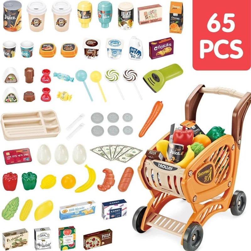 Mini Panda Luxury Supermarket Shopping Combination Set for Kids 3+ - Image 4
