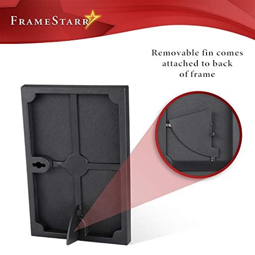 FrameStarr 4x6 Picture Frame Set (Black, 12 Pack), Front-Loading Contemporary Modern Style, Tabletop or Wall Mount, Harmony Collection - Image 4