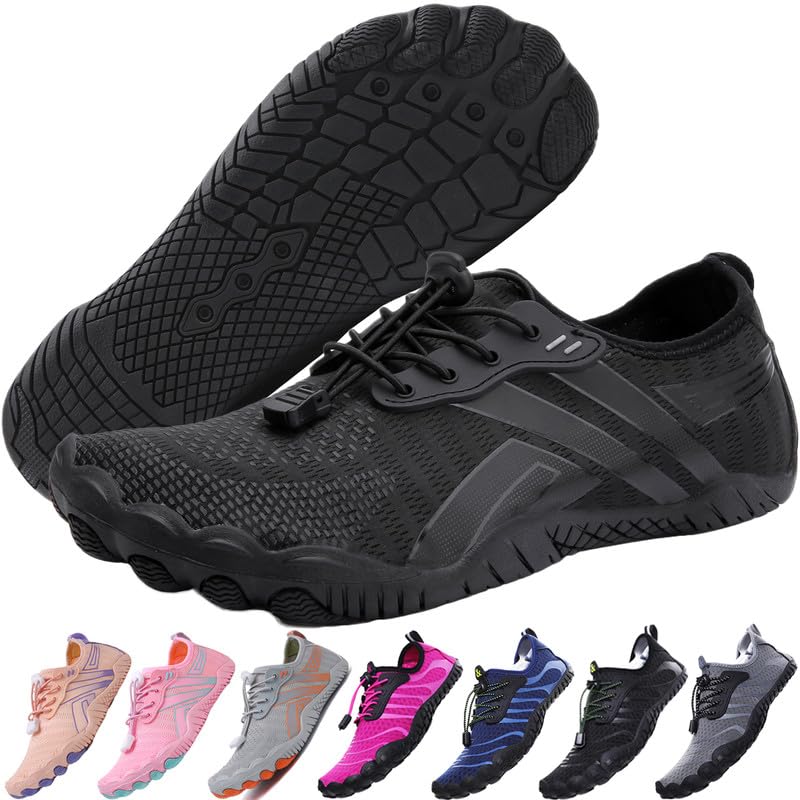 ziitop Water Shoes for Men Womens Barefoot Quick Dry Aqua Swim Beach Shoes Outdoor for Pool Surf Walking Water Park Yoga River Lake Hiking Kayaking - Image 1