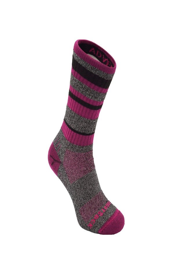 Wrightsock Adventure Crew Hiking Socks for Men and Women - Cushioned, Eco-Friendly and Anti Blister Socks with our Patented Double Layer Design - American Made, No Blisters Guaranteed - Image 1