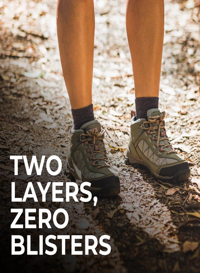 Wrightsock Adventure Crew Hiking Socks for Men and Women - Cushioned, Eco-Friendly and Anti Blister Socks with our Patented Double Layer Design - American Made, No Blisters Guaranteed - Image 5