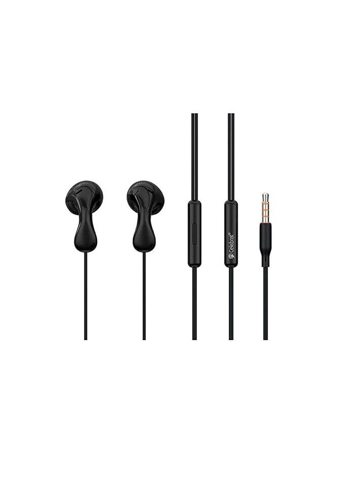 Celebrat-  G29- Wired Headphone from Hands-Free - Works on all mobiles - In-ear - Black - Image 2