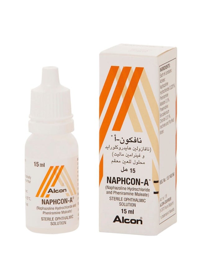 Alcon Naphcon-A Antihistamine Eye Drops, 15Ml