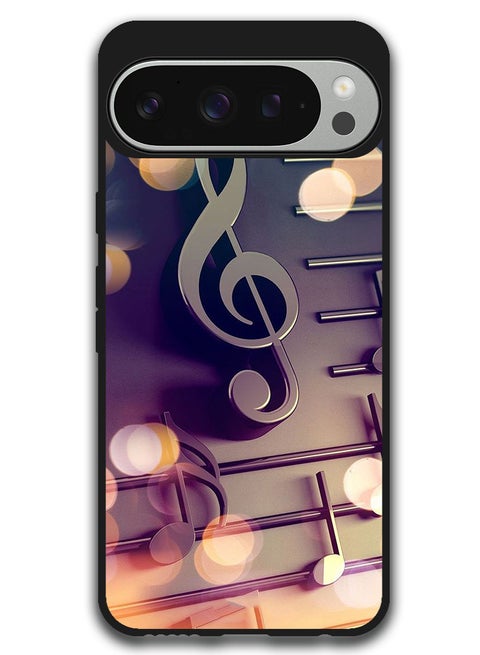 Protective Case Anti Scratch Shock Proof Bumper Cover For Google Pixel 9 Pro XL Music Nodes